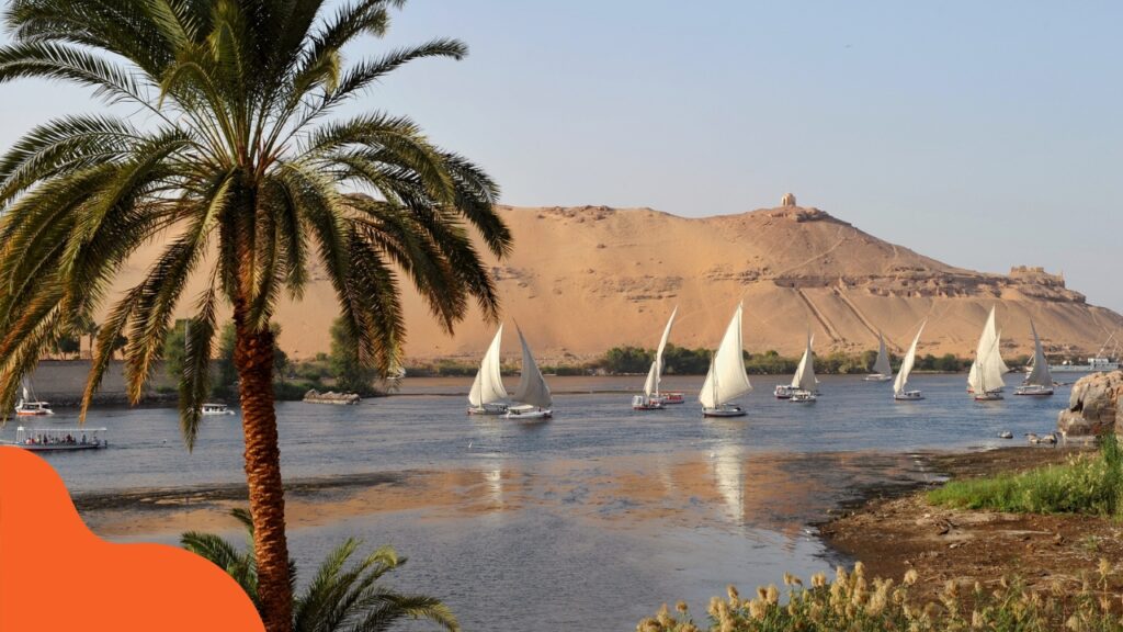 Rejs statkiem po Nilu w Egipcie